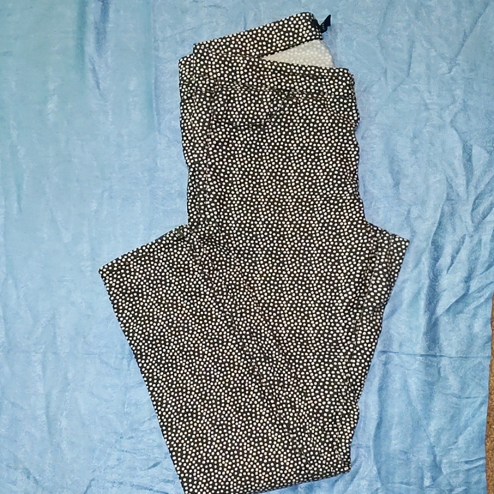 Dreamy Creamy Polka Dot Jean Leggings